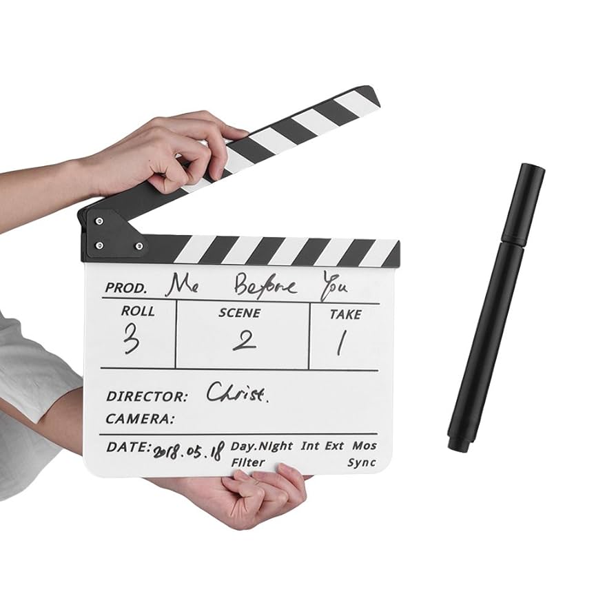 インテリア　ガチ道具でも　ビレバン　カチンコ　映画　ドラマ　撮影道具 楽天市場】Alfoto カチンコ 映画 動画 撮影用 Youtube 小道具